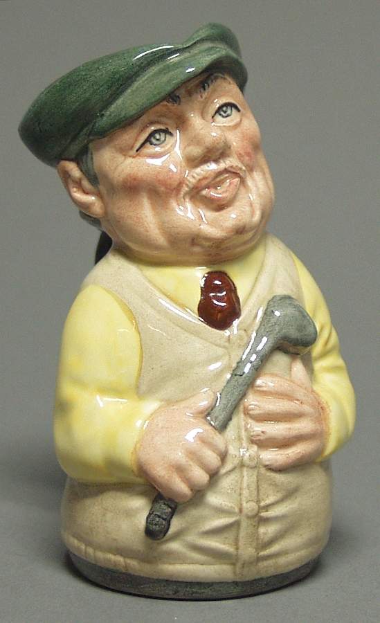 Doultonville Collection of Toby Jugs Major Green:The Golfer - Boxed by Royal Doulton-1