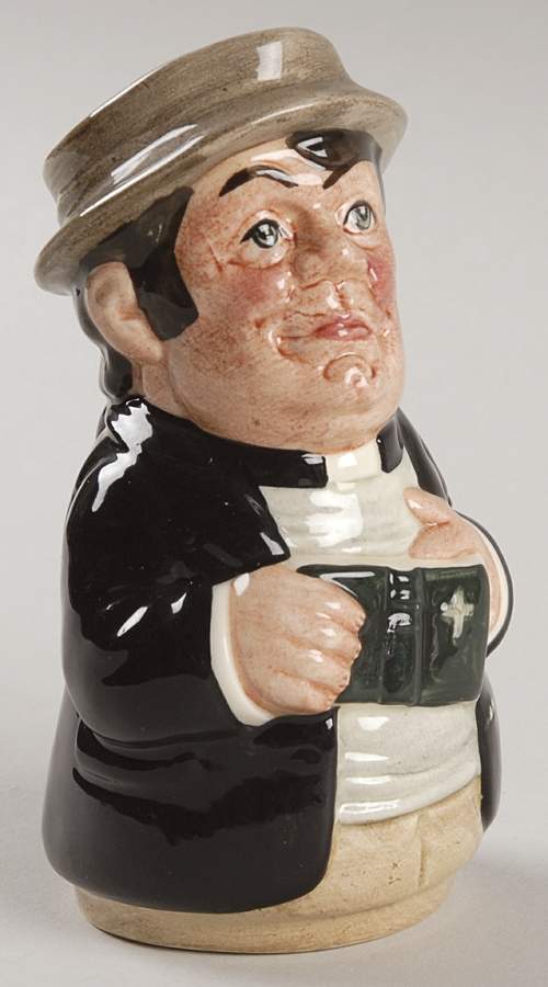 Doultonville Collection of Toby Jugs Rev Cassock-The Clergyman - No Box by Royal Doulton-1