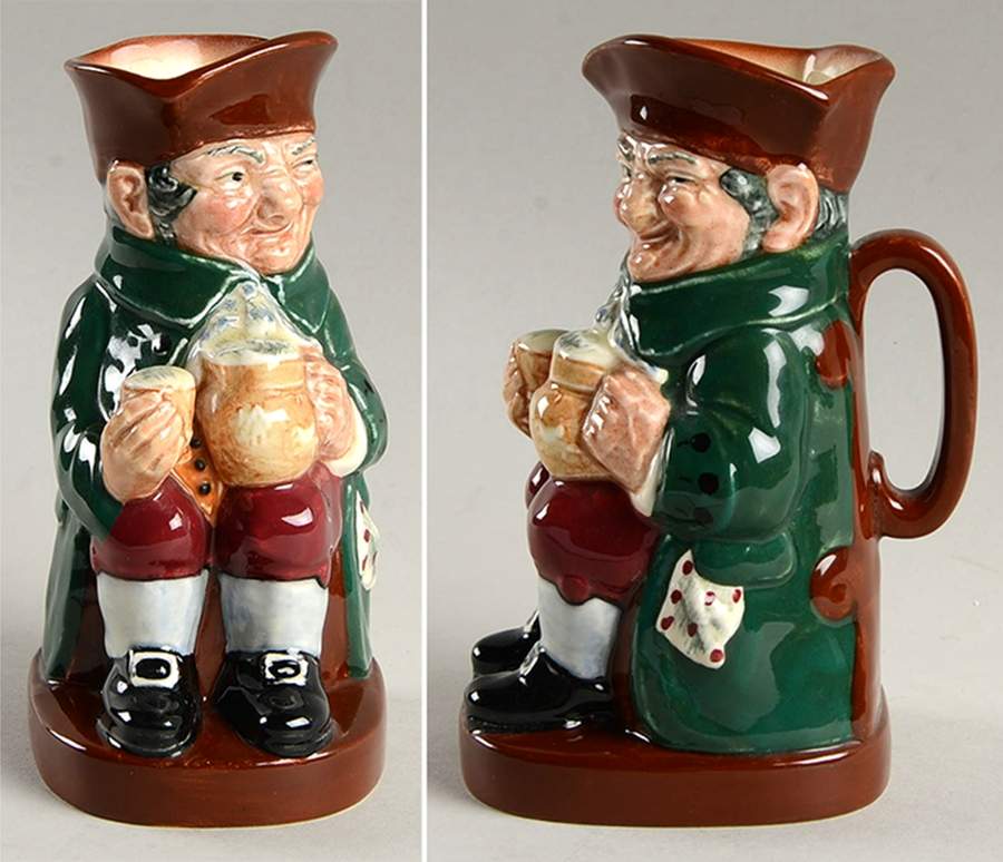 Character Toby Jug Old Charlie (Charley)-Small - No Box by Royal Doulton-1