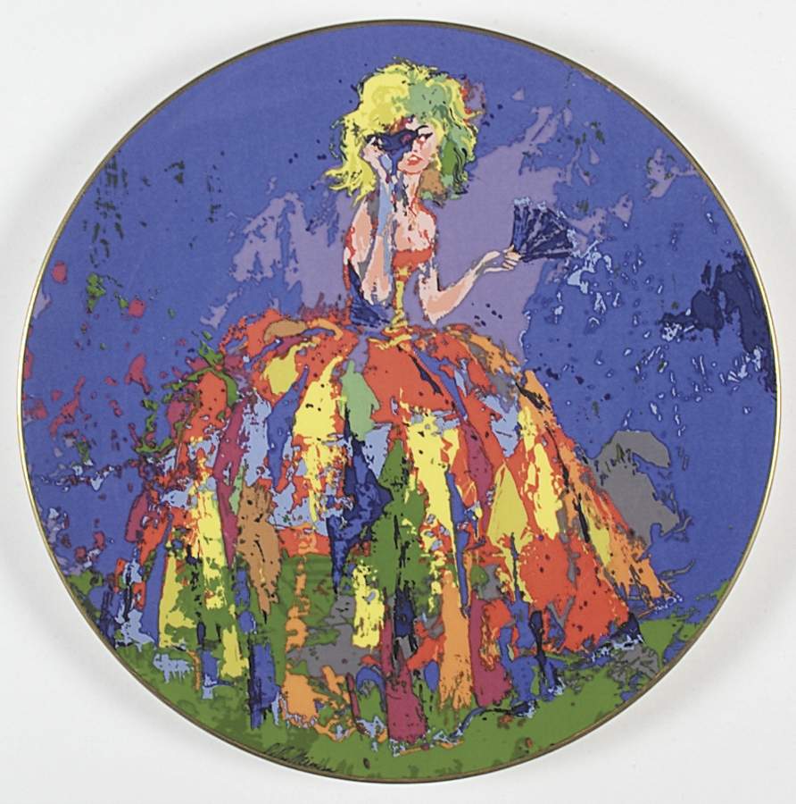 Commedia Dell'Arte-Plate Columbine - Boxed by Royal Doulton-1