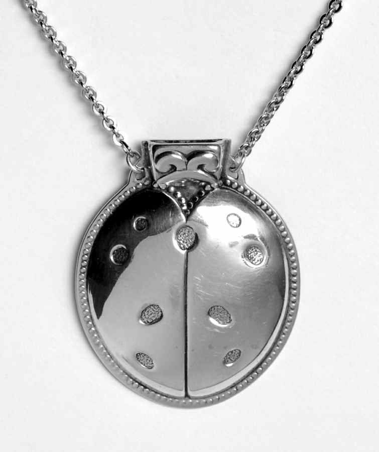 Sterling Medallions and Whistles Lady Bug-Whistle - No Box by Reed & Barton-1