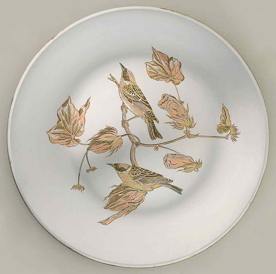 Audubon Birds Bay Breasted Warbler - No Box by Reed & Barton-1