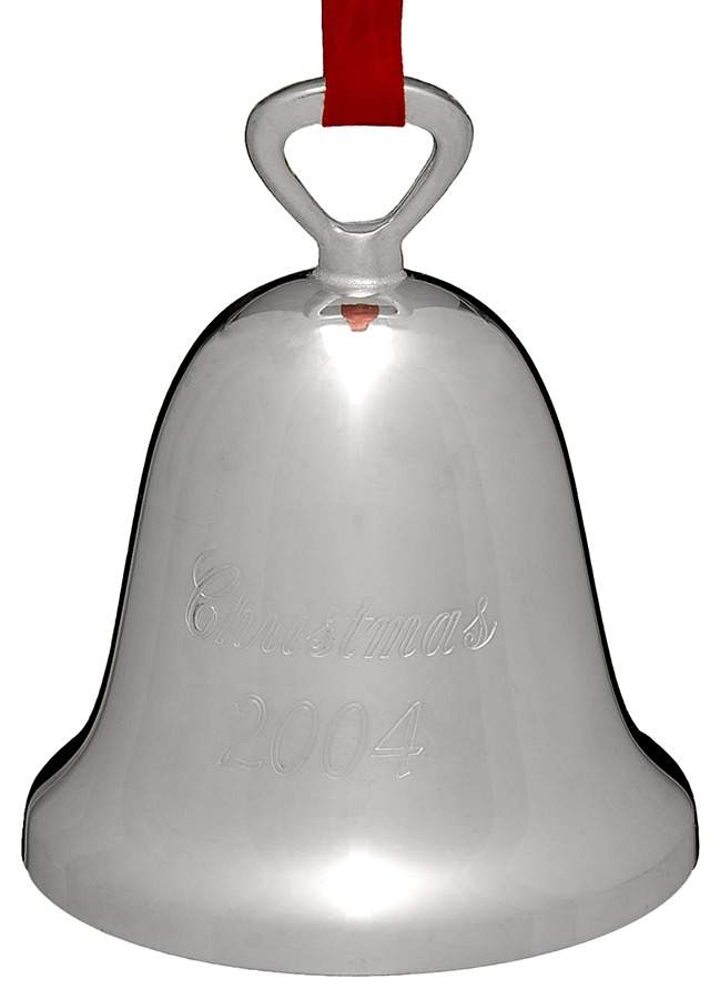 Silverplate Christmas Bell Christmas 2004 - No Box by Reed & Barton-1
