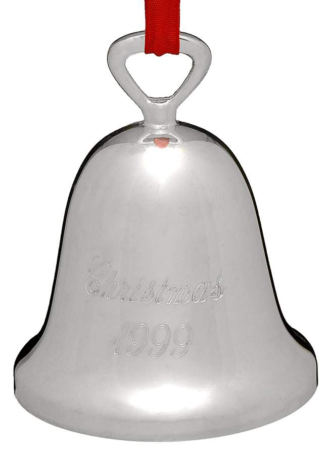 Silverplate Christmas Bell Christmas 1999 - Boxed by Reed & Barton-1