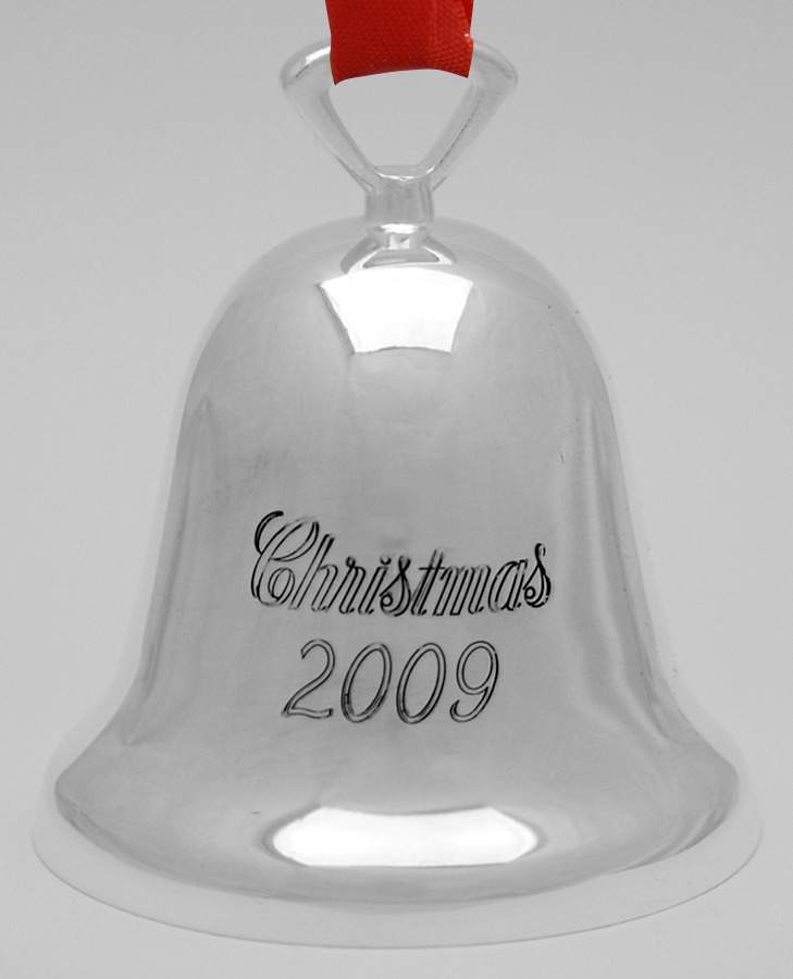 Silverplate Christmas Bell Christmas 2009 - With Box by Reed & Barton-1