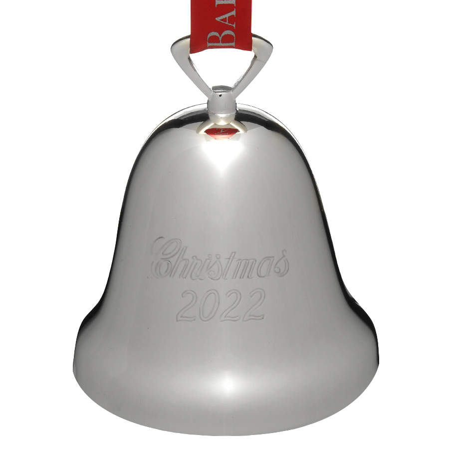 Silverplate Christmas Bell Christmas 2022 Bell - Boxed by Reed & Barton-1
