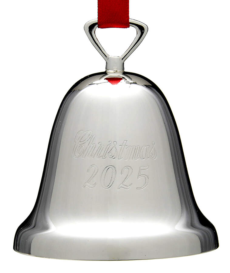 Silverplate Christmas Bell Christmas 2025 Bell - Boxed by Reed & Barton-1