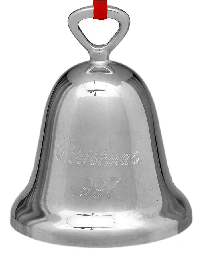 Silverplate Christmas Bell Christmas 1997 - Boxed by Reed & Barton-1