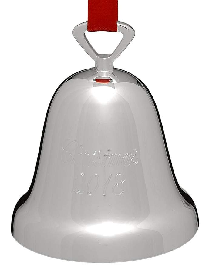 Silverplate Christmas Bell Christmas 2018 Bell - Boxed by Reed & Barton-1