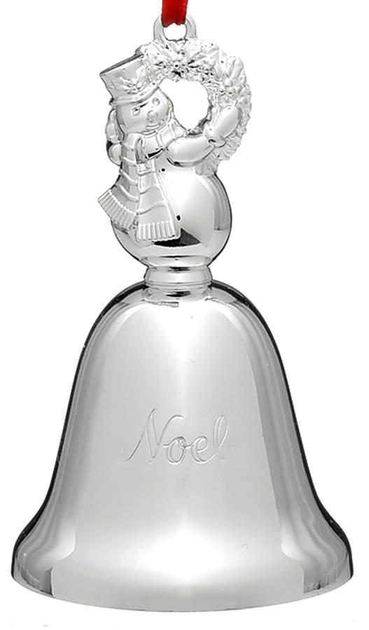 Noel-Musical Bell Snowman - Wish Merry Christmas - Boxed by Reed & Barton-1