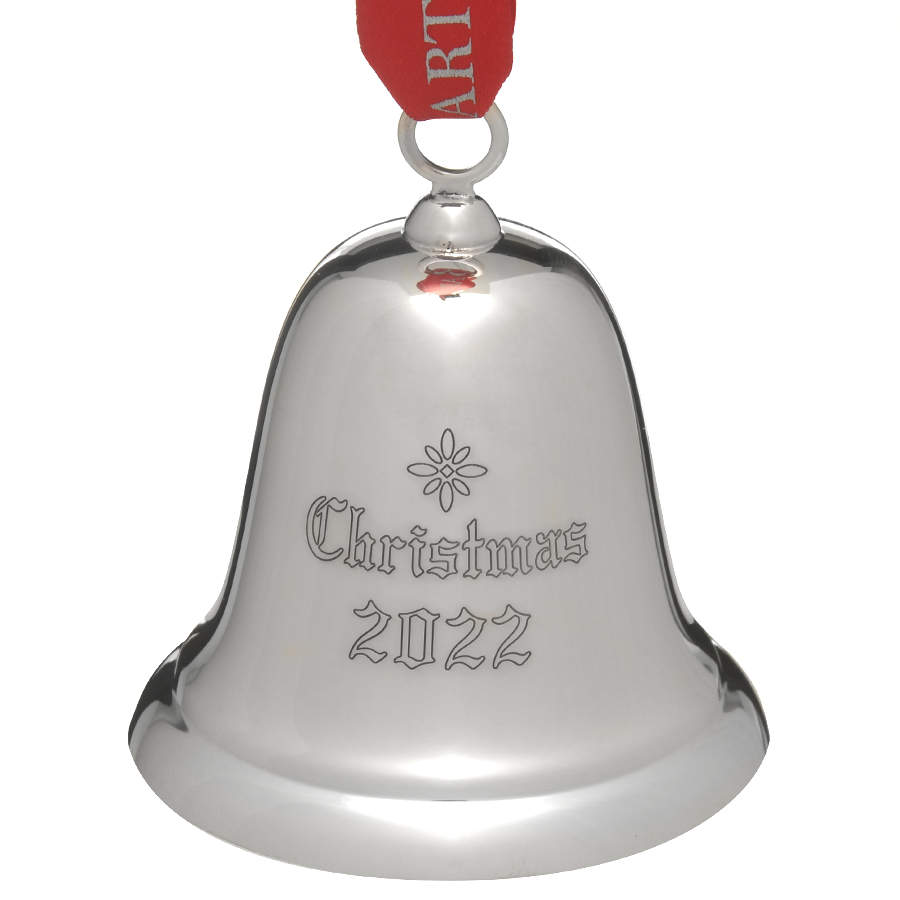 Sterling Christmas Bell 2022-Sterling Bell 38th Edition - No Box by Reed & Barton-1
