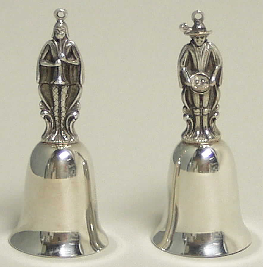 Twelve Days of Christmas-Bell 11 Pipers/ 12 Drummers - Boxed by Reed & Barton-1