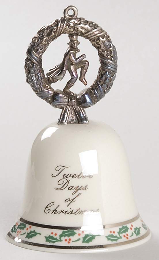 Twelve Days of Christmas Bell #2 10 Lords A Leaping - Boxed by Reed & Barton-1