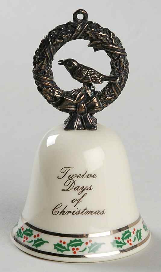 Twelve Days of Christmas Bell #2 4 Colly Birds - Boxed by Reed & Barton-1