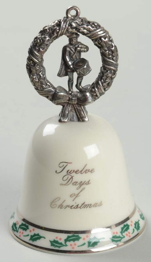 Twelve Days of Christmas Bell #2 12 Drummers Drumming - Boxed by Reed & Barton-1