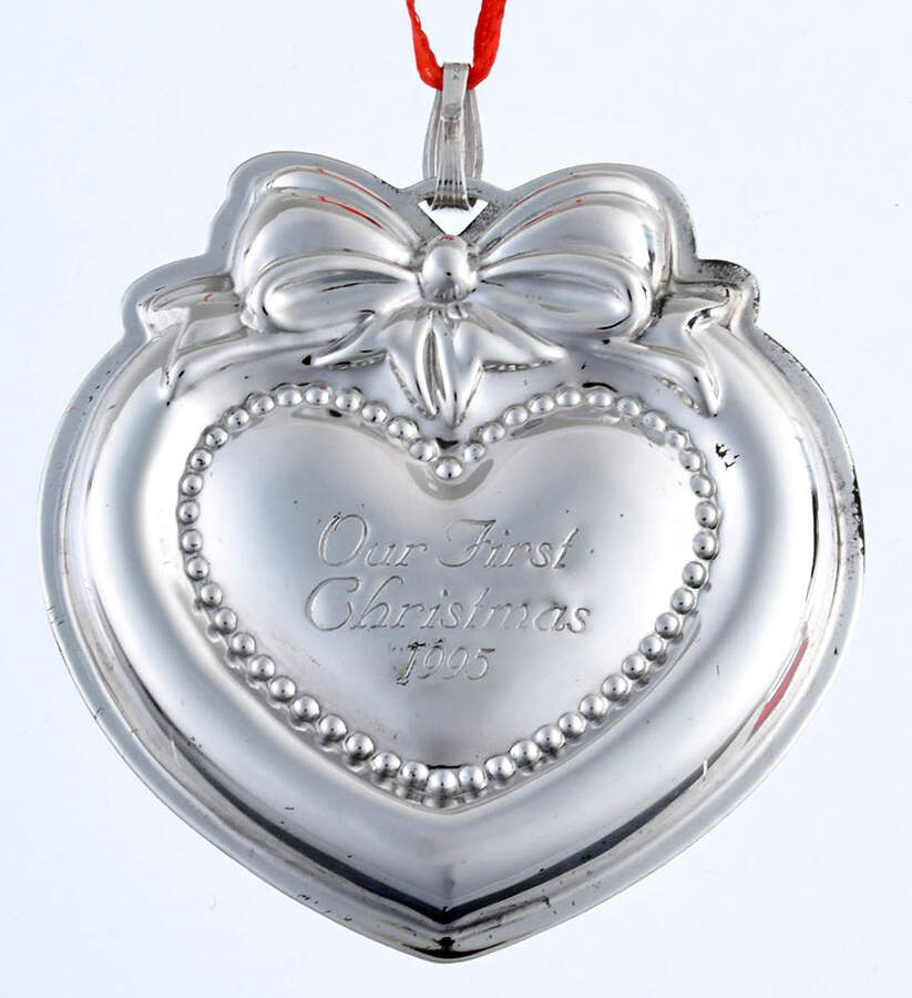 Our First Christmas Our First Christmas-Heart - With Box by Reed & Barton-1