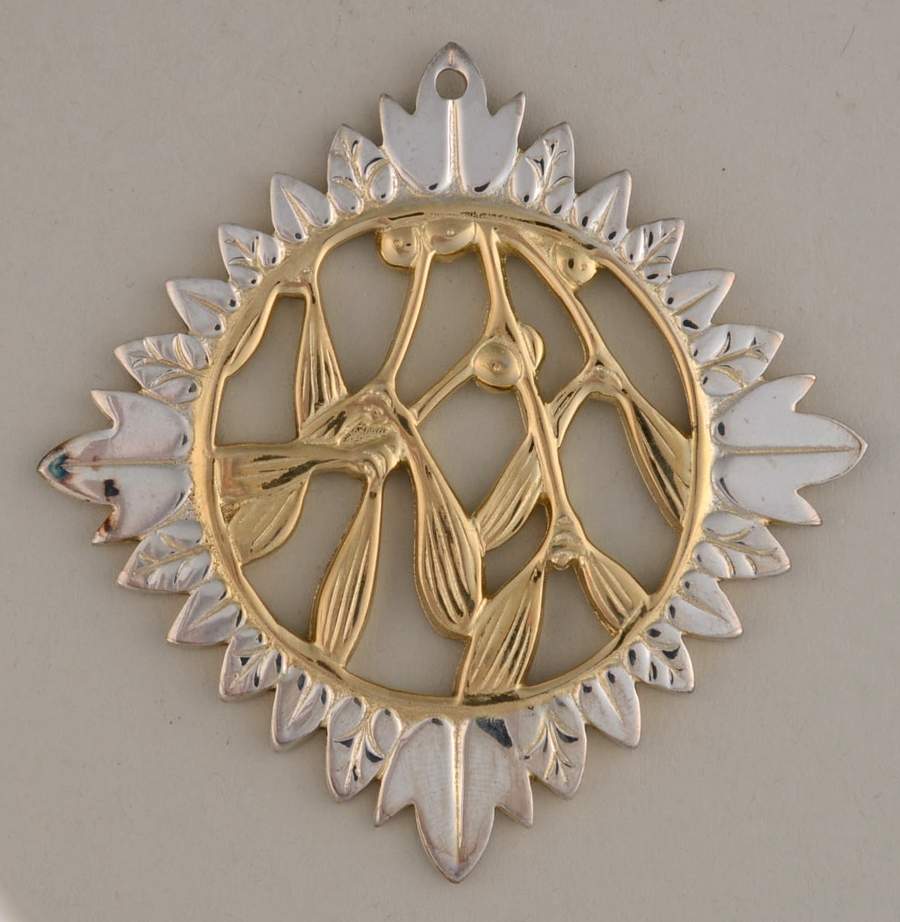 Flora of Christmas Mistletoe - No Box by Reed & Barton-1