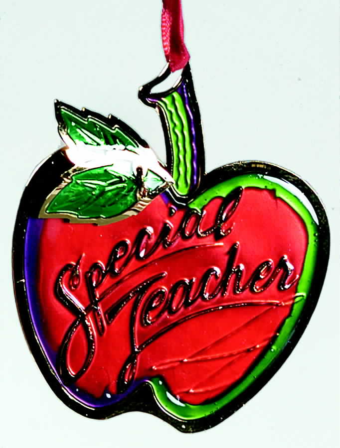Holiday Expressions Special Teacher-Apple - Boxed by Reed & Barton-1