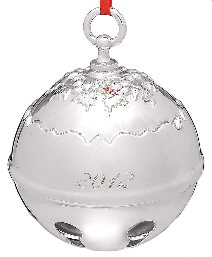 Holly Bell Ornament 2012 Holly Bell-Silverplate-37th Edition - Boxed by Reed & Barton-1