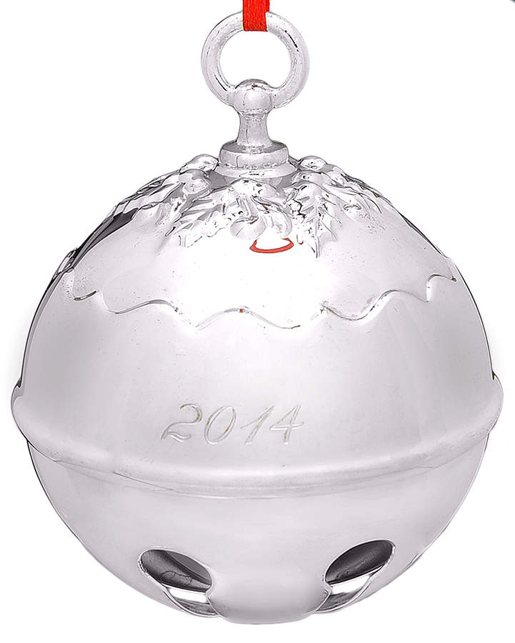 Holly Bell Ornament 2014 Holly Bell Silverplate - Boxed by Reed & Barton-1