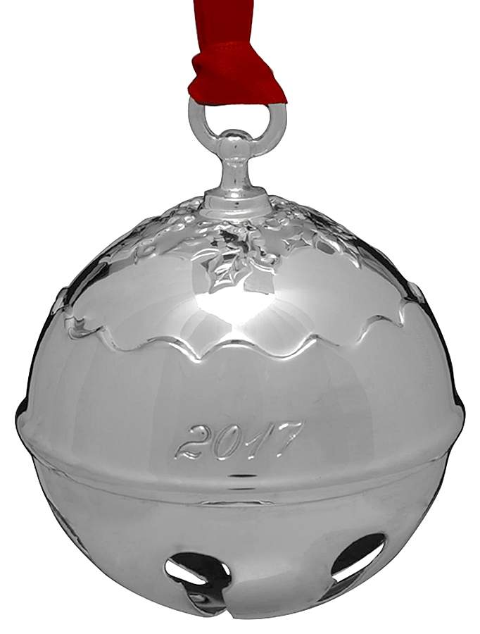 Holly Bell Ornament 2017-Holly Bell Silverplate - No Box 42 by Reed & Barton-1