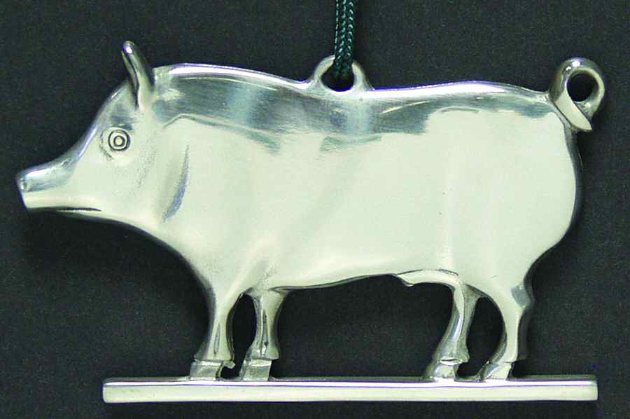 Weather Vane Pig - No Box by Reed & Barton-1