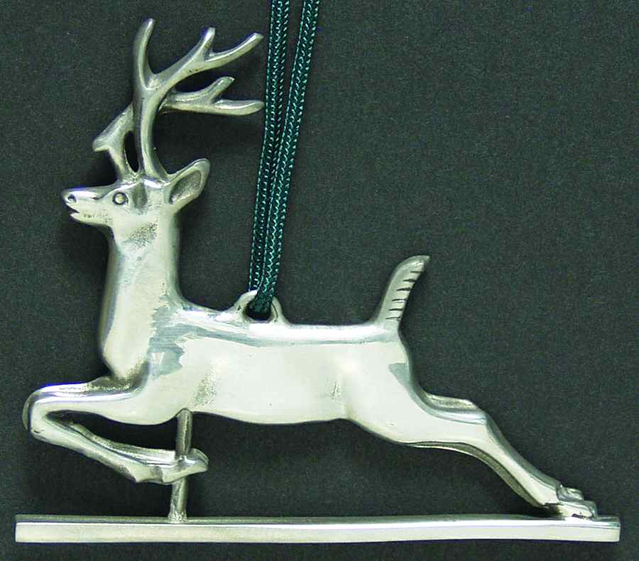 Weather Vane Reindeer - No Box by Reed & Barton-1
