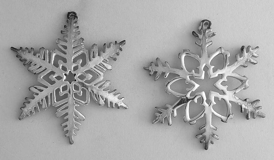 Snowflakes Snowflake-Pair - With Box by Reed & Barton-1