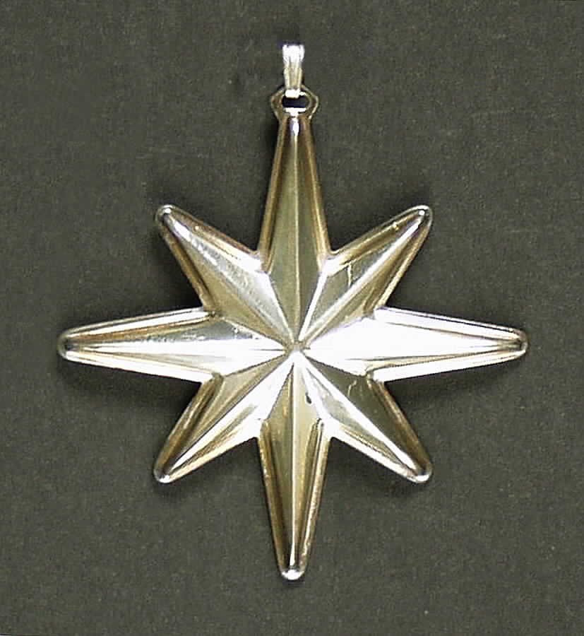 Christmas Star-Sterling 1976 Sterling Star - With Box by Reed & Barton-1