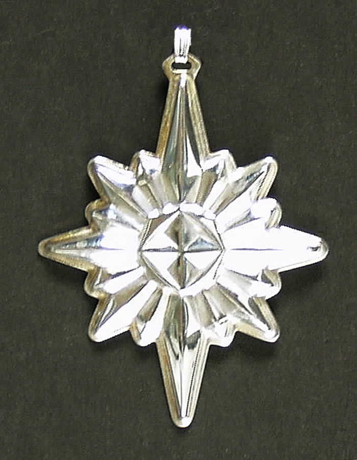 Christmas Star-Sterling 1978 Sterling Star - No Box by Reed & Barton-1