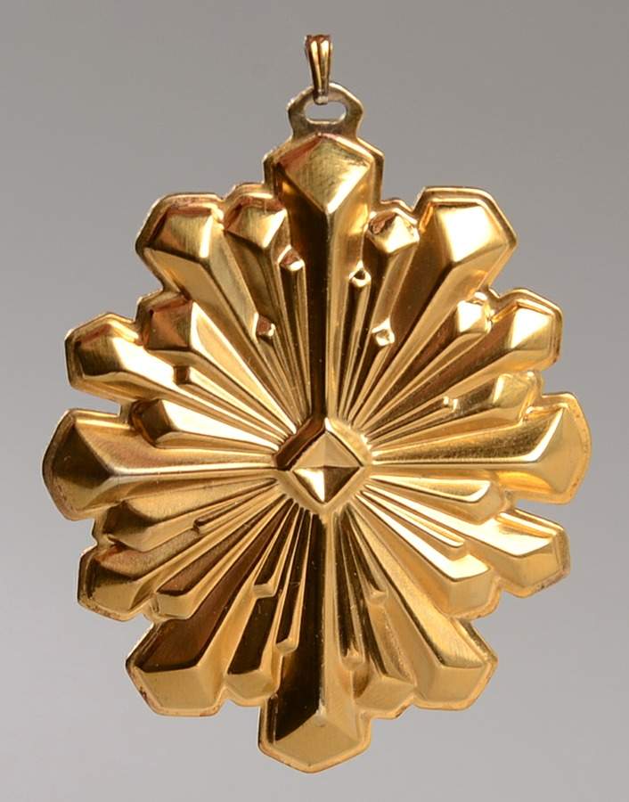 Christmas Star-Sterling 1979 Gold Vermeil Star - Boxed by Reed & Barton-1