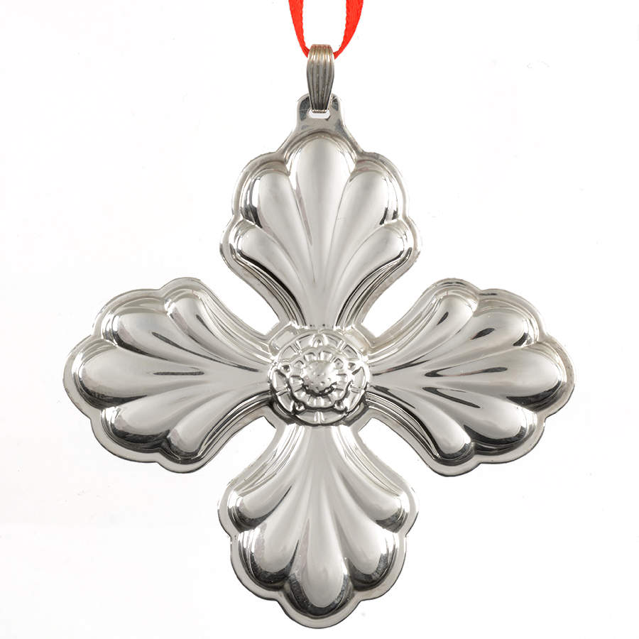 Christmas Cross-Sterling 1999-Sterling Cross-175th Anniversary - Boxed by Reed & Barton-1