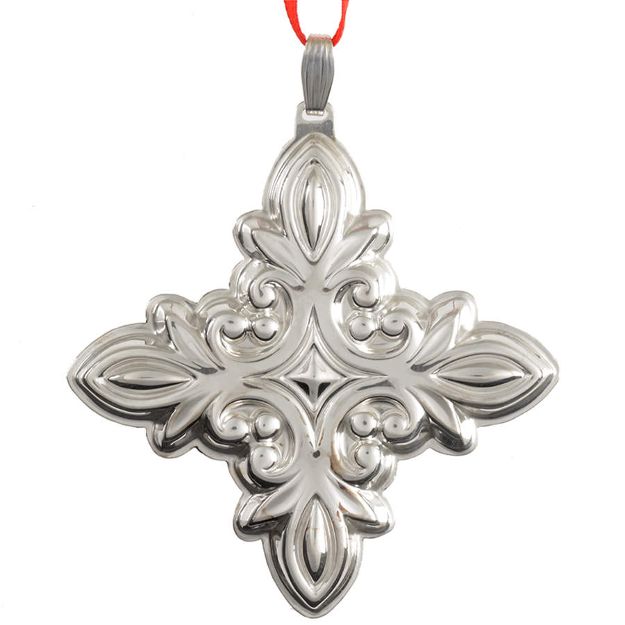 Christmas Cross-Sterling 1987-Sterling Cross - Boxed by Reed & Barton-1