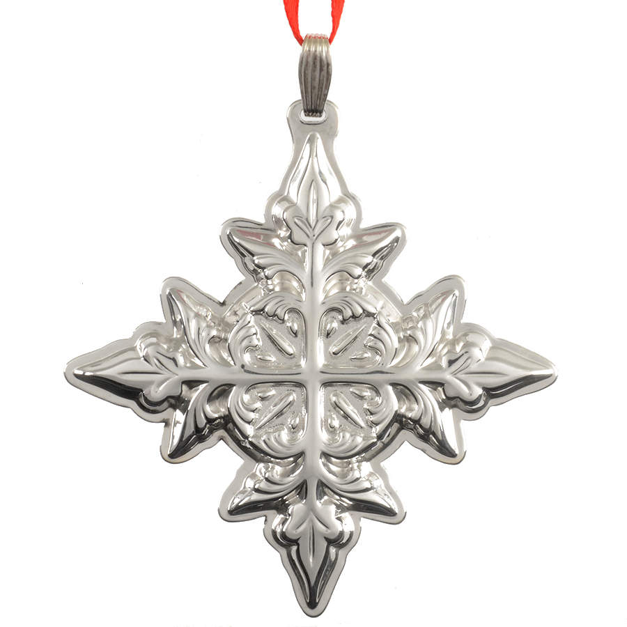Christmas Cross-Sterling 1982-Sterling Cross - No Box by Reed & Barton-1