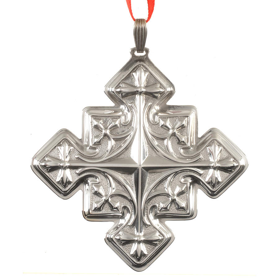 Christmas Cross-Sterling 1979-Sterling Cross - Boxed by Reed & Barton-1