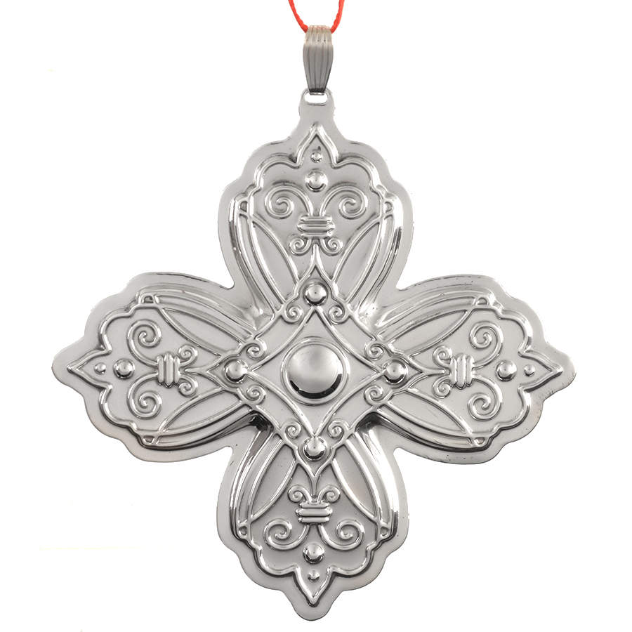 Christmas Cross-Sterling 2010-40th Edition Sterling Cross - No Box by Reed & Barton-1