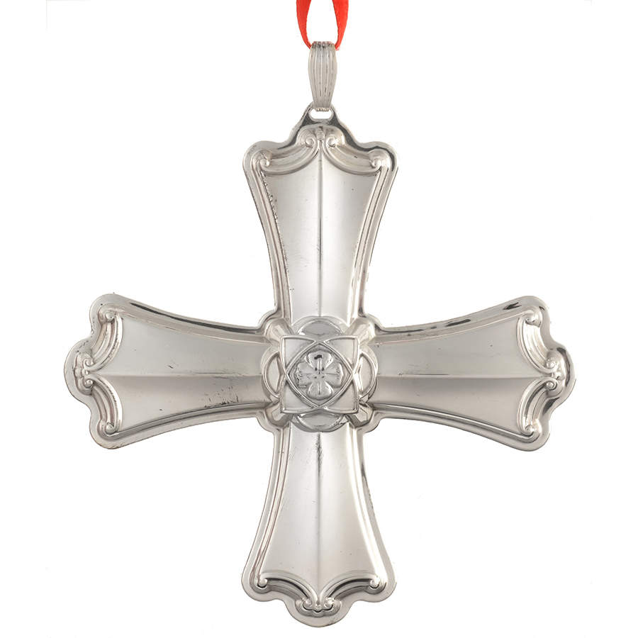 Christmas Cross-Sterling 2009-Sterling Cross - Boxed by Reed & Barton-1