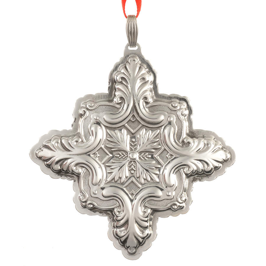 Christmas Cross-Sterling 1993-Sterling Cross - Boxed by Reed & Barton-1