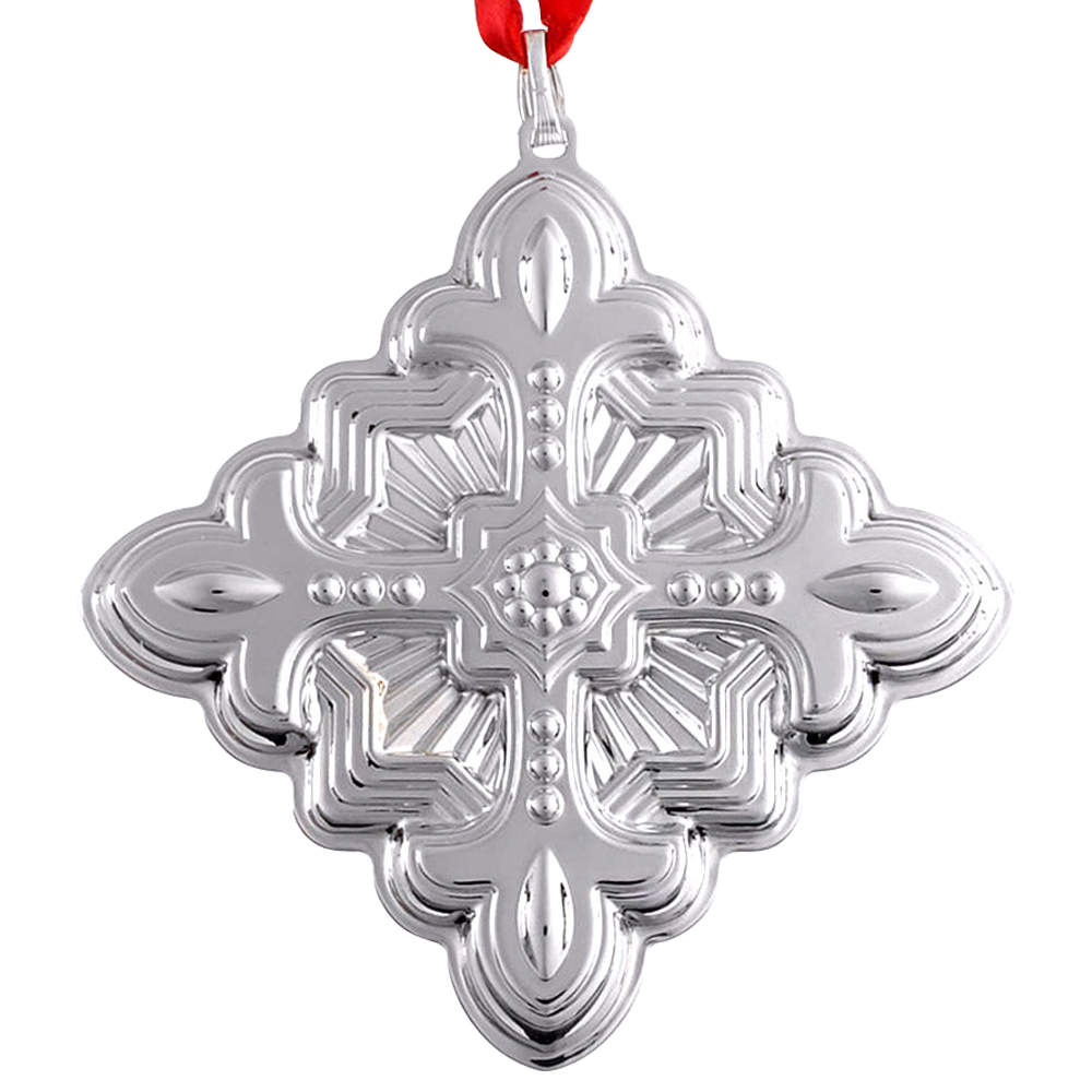 Christmas Cross-Sterling 2021 51st Edition Sterling Cross - No Box by Reed & Barton-1