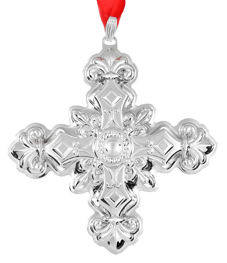 Christmas Cross-Sterling 2024 54th Edition Sterling Cross - Boxed by Reed & Barton-1