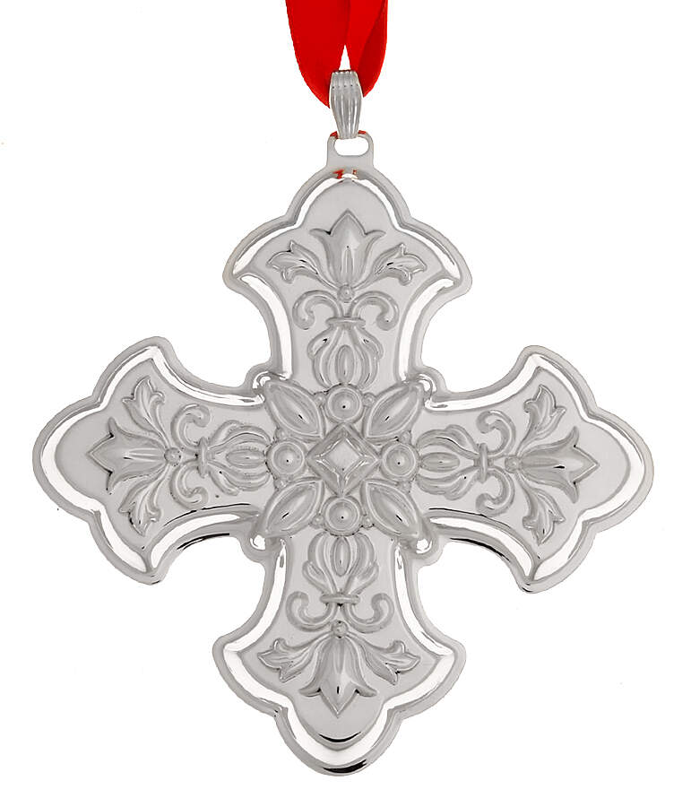 Christmas Cross-Sterling 2025 55th Edition Sterling Cross - Boxed by Reed & Barton-1