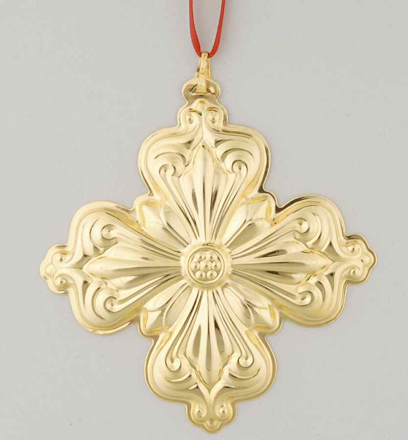 Christmas Cross-Gold Vermeil 2006-Cross - Boxed by Reed & Barton-1