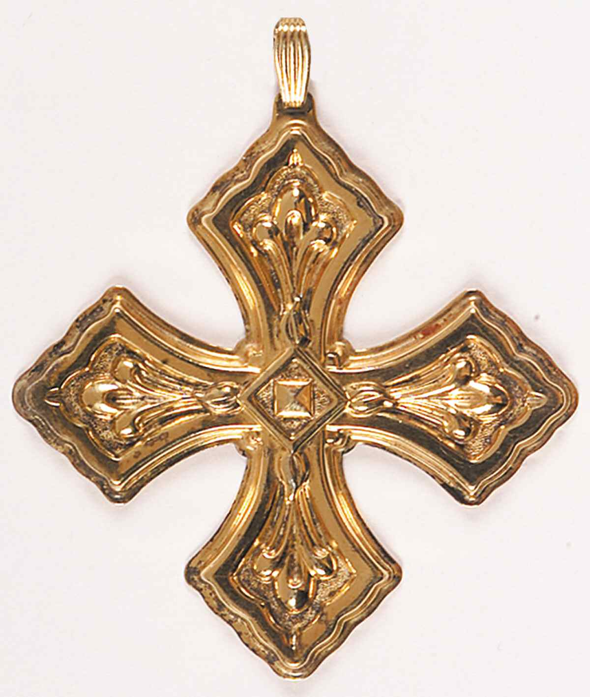 Christmas Cross-Gold Vermeil 1981-Cross - Boxed by Reed & Barton-1