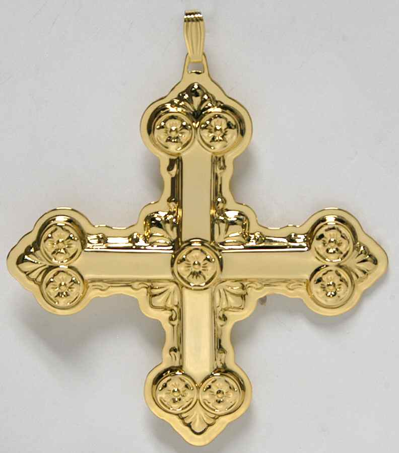 Christmas Cross-Gold Vermeil 2007-Cross - Boxed by Reed & Barton-1