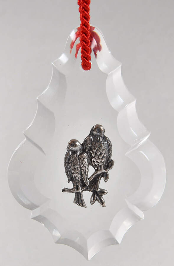 Twelve Days of Christmas Two Turtle Doves - No Box by Reed & Barton-1