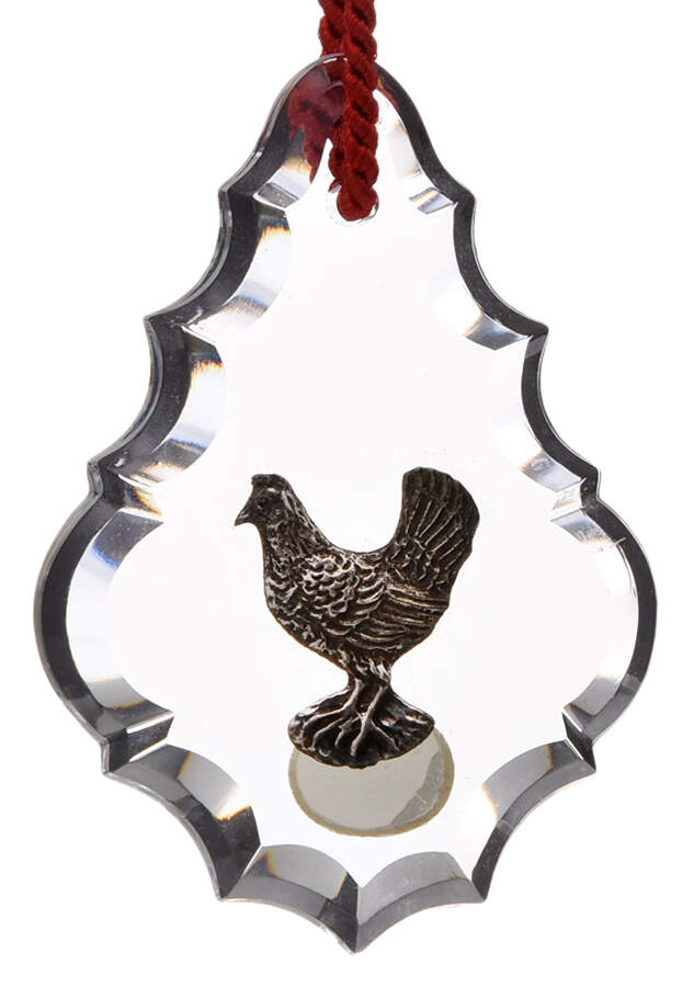 Twelve Days of Christmas Three French Hens - Boxed by Reed & Barton-1