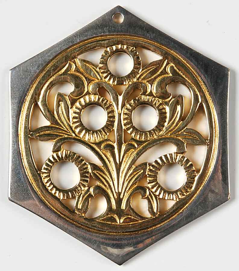 Twelve Days of Christmas-Pairs 5 Gold Rings - No Box by Reed & Barton-1
