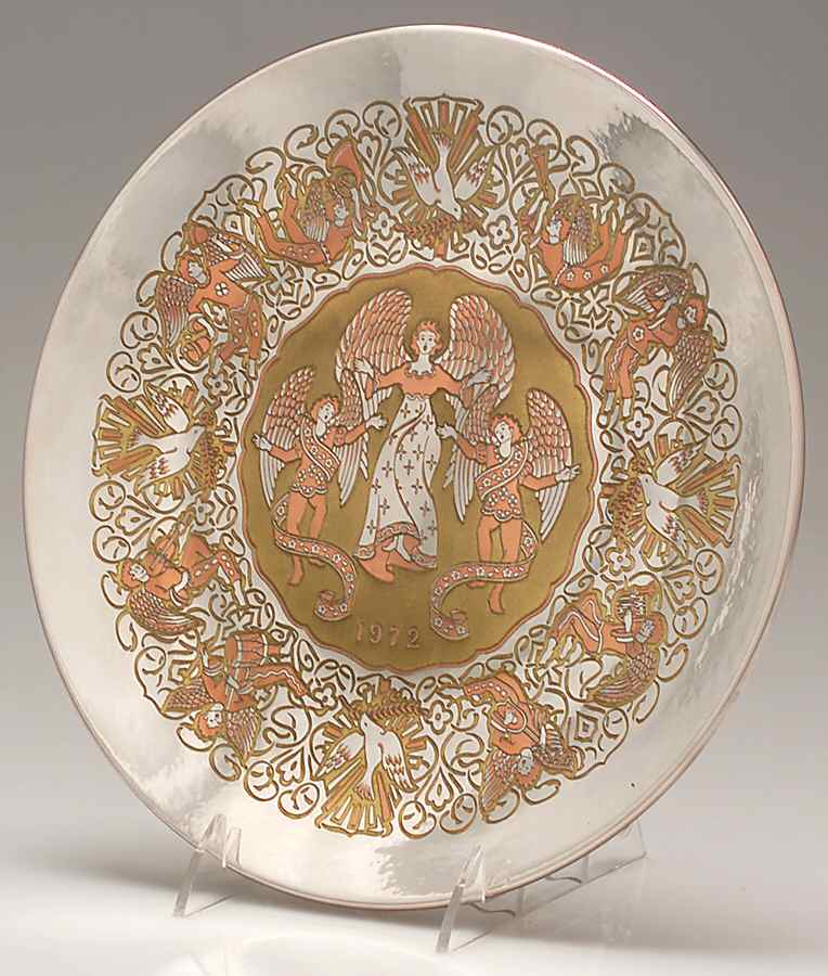 Christmas Plate Hark! The Herald Angels Sing - Boxed by Reed & Barton-1