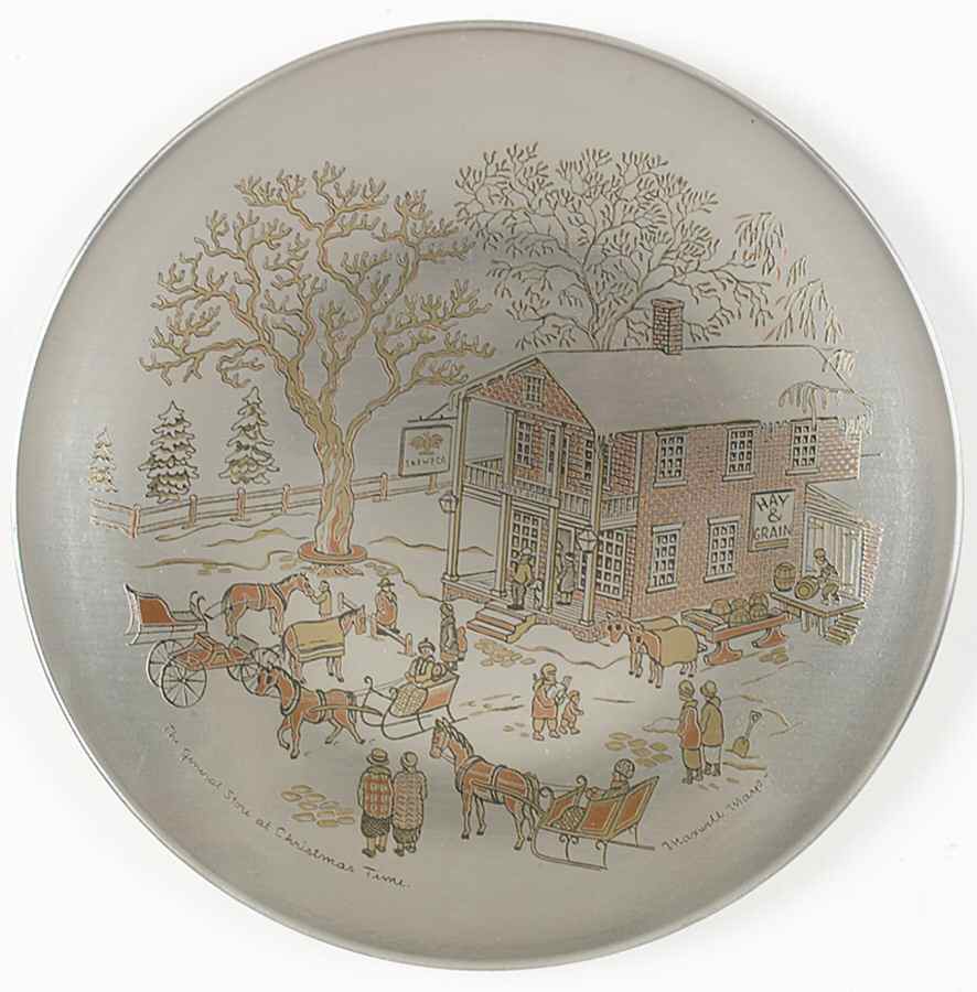 American Christmas General Store At Christmastime - No Box by Reed & Barton-1