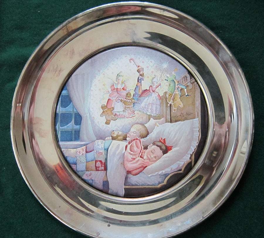 TWas the Night Before Christmas Visions Of Sugar Plums - Boxed by Reed & Barton-1